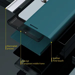 SLEEP CASE Zaklápací kryt Xiaomi 12T / 12T Pro žltý