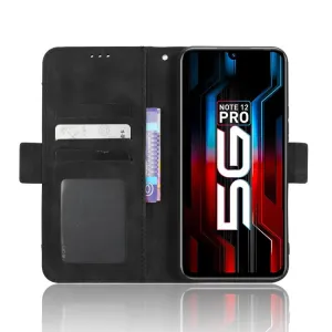 SLOT Peňaženkový obal pre Infinix Note 12 / Note 12 Pro 5G čierny