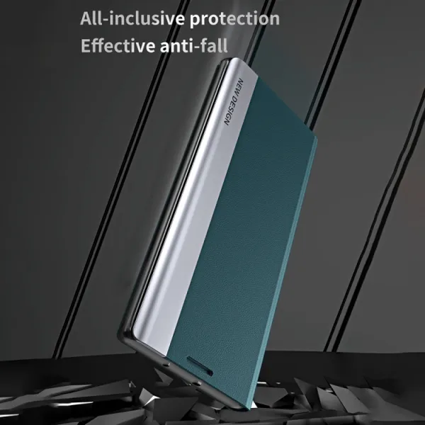 SLEEP CASE Zaklápací kryt Xiaomi 12T / 12T Pro žltý