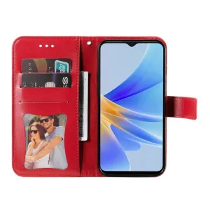 ART MANDALA Peňaženkové puzdro Oppo A17 červené