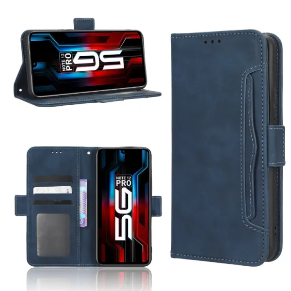 SLOT Peňaženkový obal pre Infinix Note 12 / Note 12 Pro 5G modrý