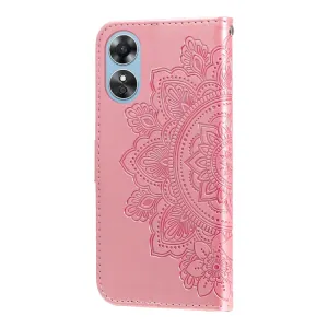 ART MANDALA Peňaženkové puzdro Oppo A17 ružové