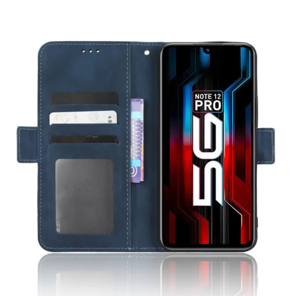 SLOT Peňaženkový obal pre Infinix Note 12 / Note 12 Pro 5G modrý
