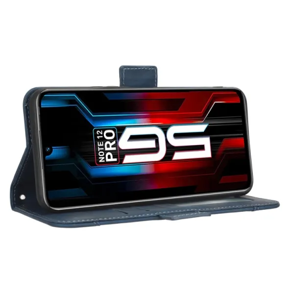 SLOT Peňaženkový obal pre Infinix Note 12 / Note 12 Pro 5G modrý