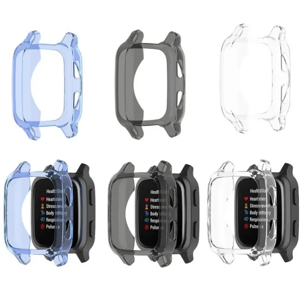 TPU HALF COVER Obal pre Garmin Venu Sq 2 modrý