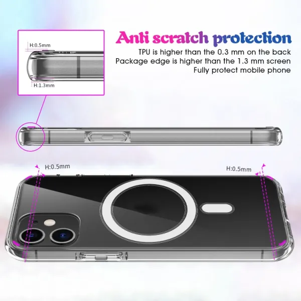 TRANSPARENT MAGSAFE Kryt pre Apple iPhone 11 priehľadný