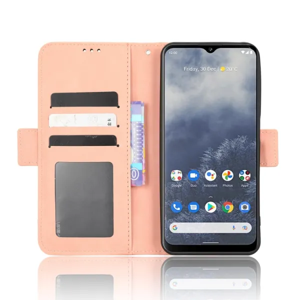 SLOT Peňaženkový obal pre Nokia G60 ružový