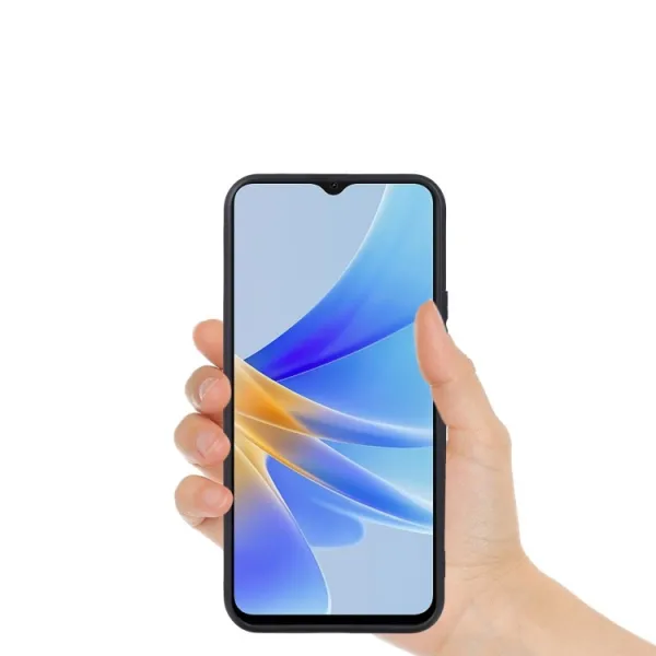 Silikónový kryt pre Oppo A17 čierny