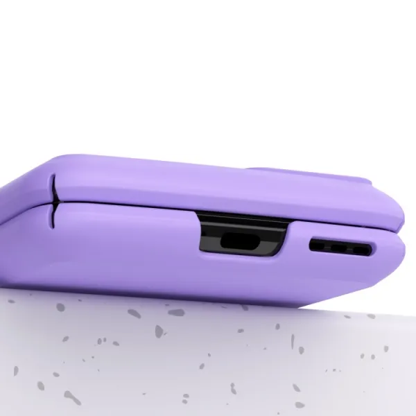MACARON Plastový kryt pre Motorola Razr 2022 5G fialový