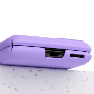 MACARON Plastový kryt pre Motorola Razr 2022 5G fialový