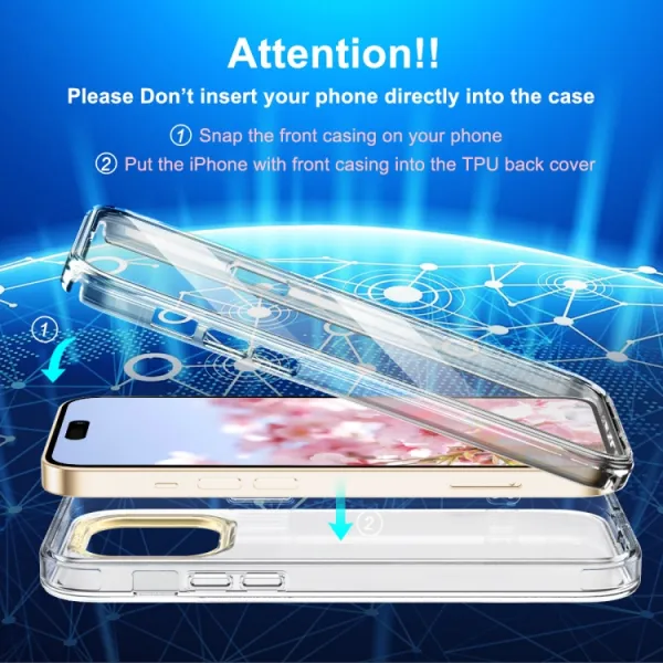 DUAL MARBLE Odolný kryt Apple iPhone 14 Pro Max PINK MABRLE