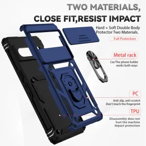 RING CAMERA Obal s držiakom pre Google Pixel 7 Pro modrý