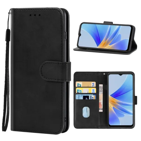 SMOOTH Peňaženkové puzdro pre Oppo A17 čierne