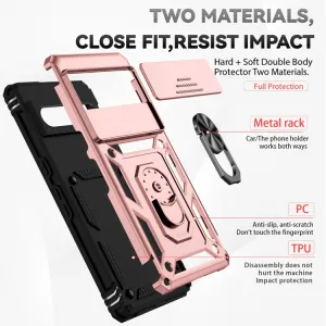 RING CAMERA Obal s držiakom pre Google Pixel 7 Pro ružový