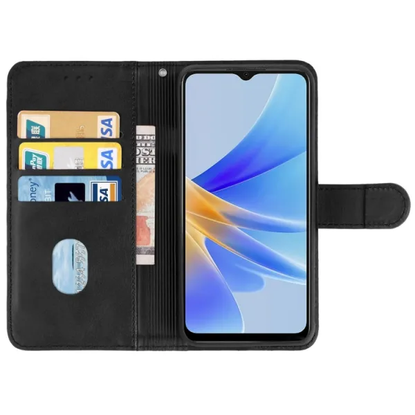 SMOOTH Peňaženkové puzdro pre Oppo A17 čierne