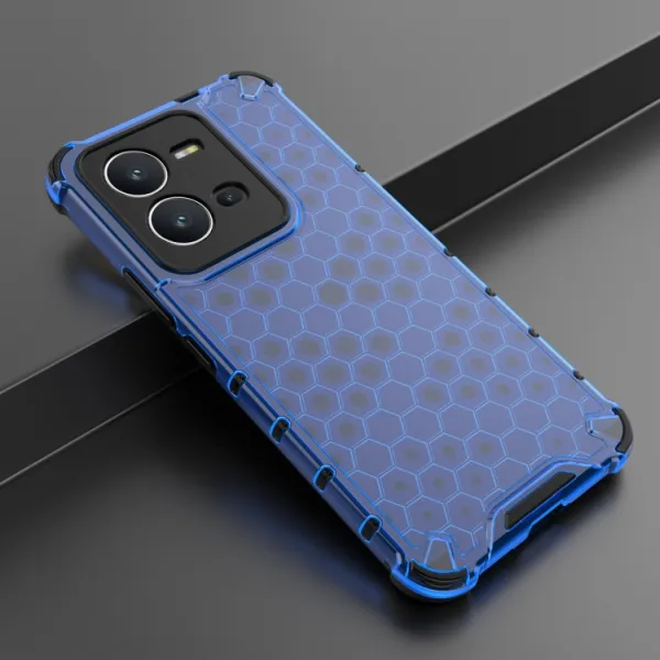 HONEYCOMB Ochranný kryt Vivo X80 Lite 5G modrý