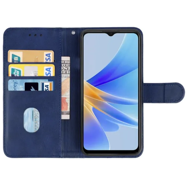 SMOOTH Peňaženkové puzdro pre Oppo A17 modré