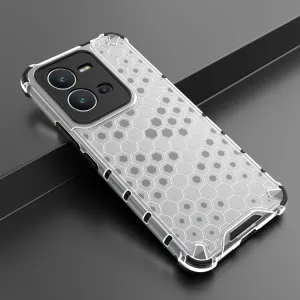 HONEYCOMB Ochranný kryt Vivo X80 Lite 5G biely