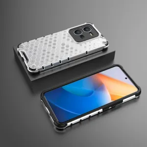 HONEYCOMB Ochranný kryt Vivo X80 Lite 5G biely