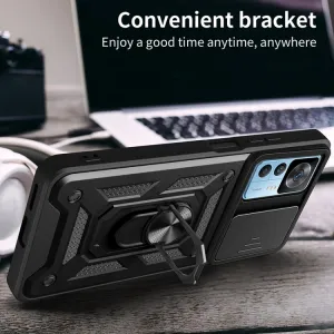 RING CAMERA Kryt s držiakom pre Xiaomi 12T / 12T Pro červený