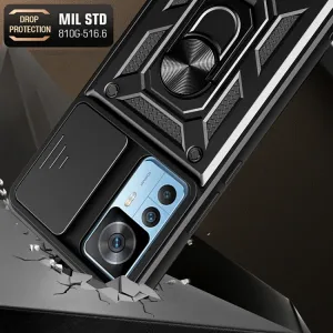 RING CAMERA Kryt s držiakom pre Xiaomi 12T / 12T Pro červený
