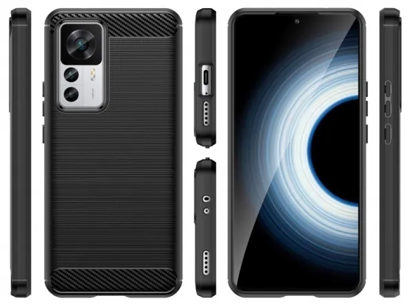 FLEXI TPU Kryt pre Xiaomi 12T / 12T Pro čierny