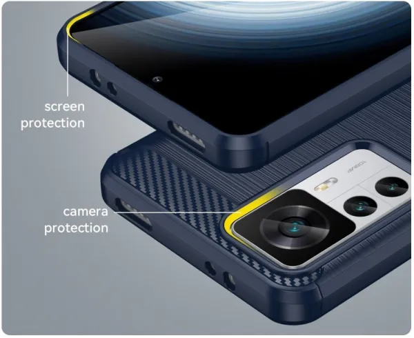 FLEXI TPU Kryt pre Xiaomi 12T / 12T Pro modrý