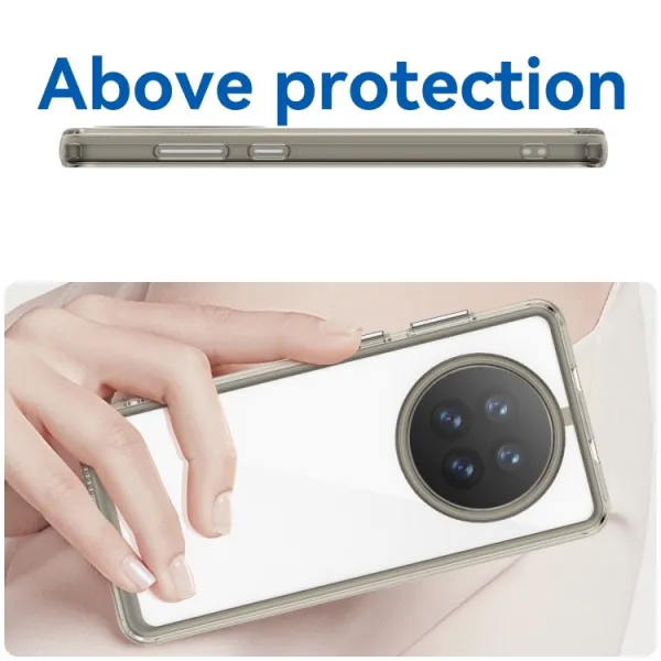 CRYSTAL Ochranný kryt pre Huawei Mate 50 Pro šedý