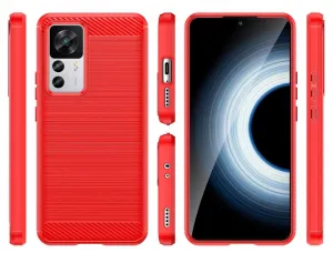 FLEXI TPU Kryt pre Xiaomi 12T / 12T Pro červený