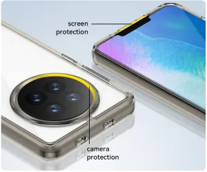 CRYSTAL Ochranný kryt pre Huawei Mate 50 Pro šedý