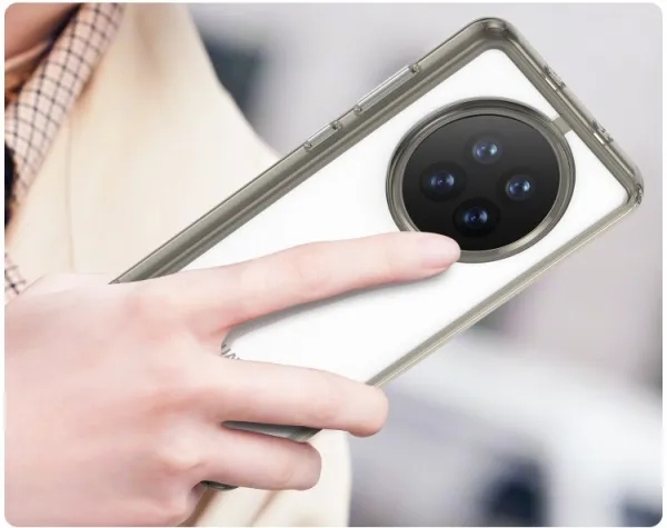 CRYSTAL Ochranný kryt pre Huawei Mate 50 Pro šedý