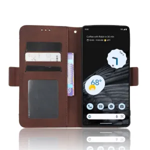 SLOT Peňaženkový obal pre Google Pixel 7 Pro hnedý