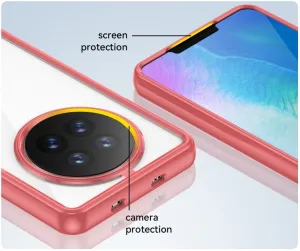 CRYSTAL Ochranný kryt pre Huawei Mate 50 Pro červený