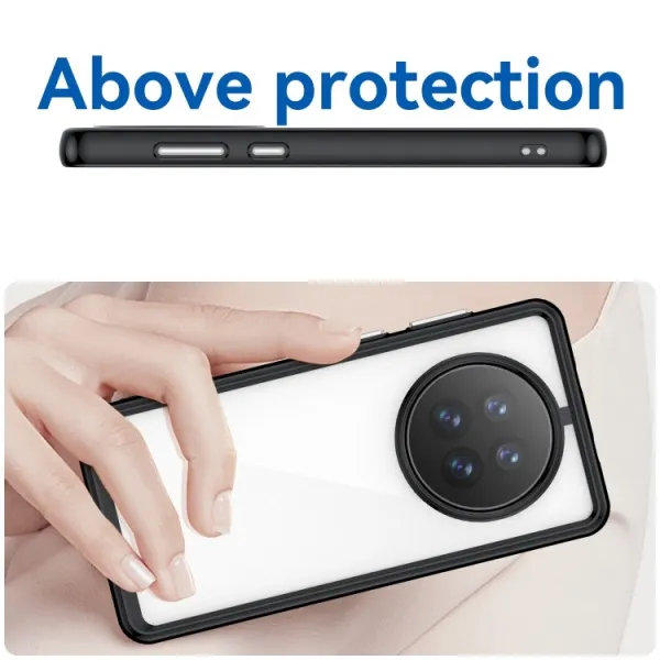 CRYSTAL Ochranný kryt pre Huawei Mate 50 Pro čierny