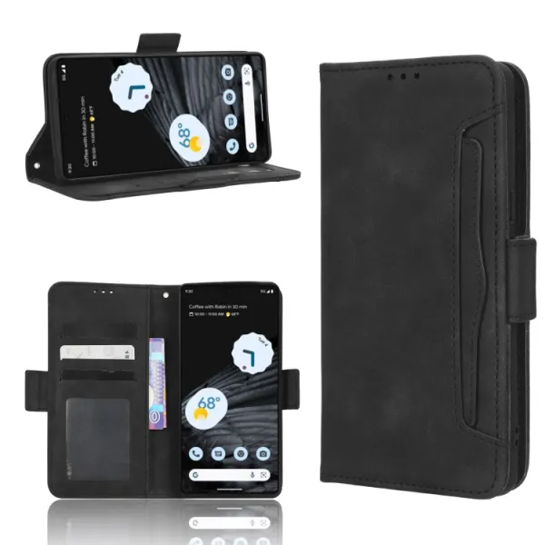 SLOT Peňaženkový obal pre Google Pixel 7 Pro čierny