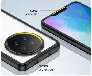 CRYSTAL Ochranný kryt pre Huawei Mate 50 Pro čierny