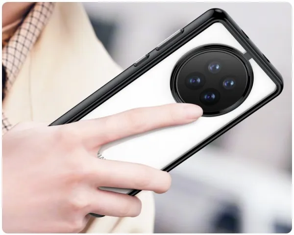 CRYSTAL Ochranný kryt pre Huawei Mate 50 Pro čierny
