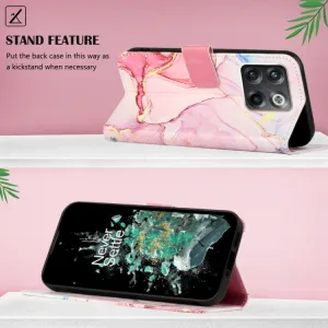 ART MARBLE Peňaženkový kryt OnePlus 10T 5G ROSE GOLD