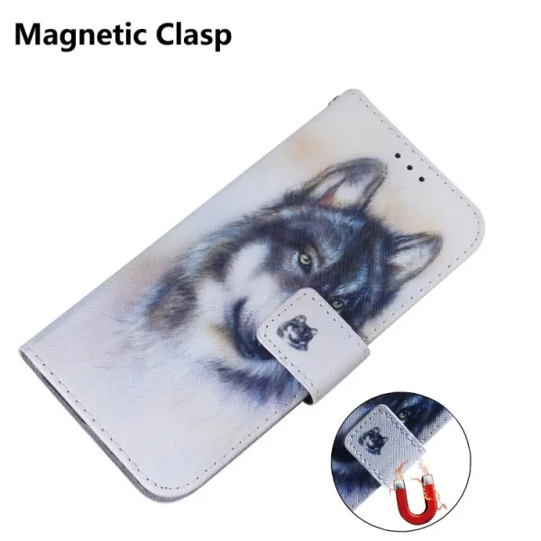 ART Peňaženkový kryt Xiaomi Redmi A1 / Redmi A2 WOLF