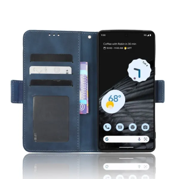 SLOT Peňaženkový obal pre Google Pixel 7 Pro modrý