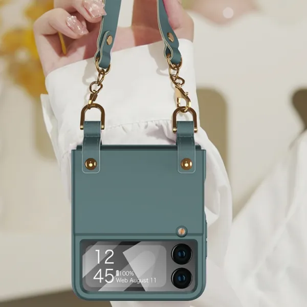 GKK ROPE Kryt s remienkom Samsung Galaxy Z Flip4 5G modrý