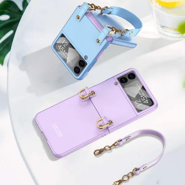 GKK ROPE Kryt s remienkom Samsung Galaxy Z Flip4 5G modrý