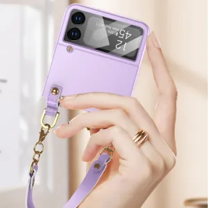 GKK ROPE Kryt s remienkom Samsung Galaxy Z Flip4 5G modrý