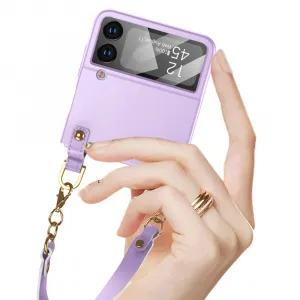GKK ROPE Kryt s remienkom Samsung Galaxy Z Flip4 5G biely