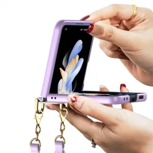 GKK ROPE Kryt s remienkom Samsung Galaxy Z Flip4 5G biely