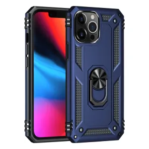 RING Obal s držiakom pre Apple iPhone 14 Pro modrý