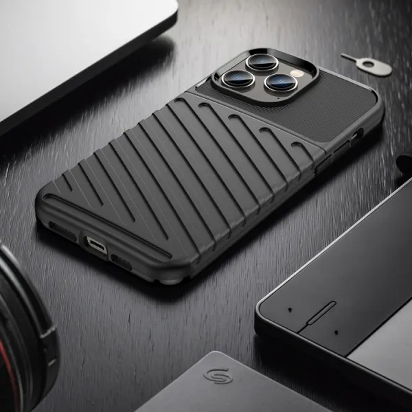 THUNDER Ochranný kryt Apple iPhone 14 Pro Max modrý