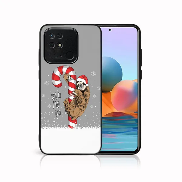 MY ART Kryt s vianočným dizajnom Xiaomi Redmi 10C CANDY (076)