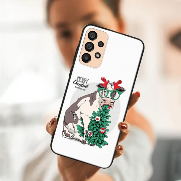 MY ART Kryt s vianočným dizajnom Samsung Galaxy A53 5G MERRY CHRISTMAS (074)
