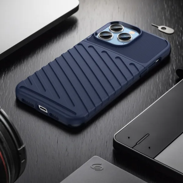 THUNDER Ochranný kryt Apple iPhone 14 Plus modrý